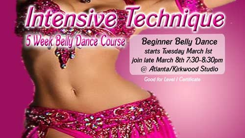 Intensive Beginner Belly Dance Technique