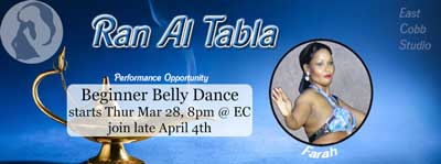 2019 3 28 Ran Al Tabla Farah Beginner Belly Dance East Cobb Smyrna